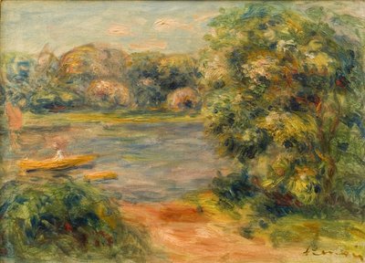 The Boat on the Lake, 1901 by Pierre Auguste Renoir